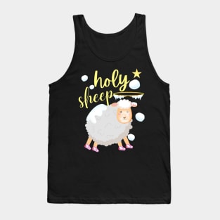 cute christmas sheep Tank Top